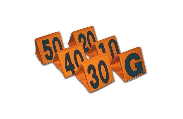 Weighted Football Yard Markers W6109