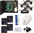 4 Doors TCP/IP RFID Access Control Systems with Keypad Reader 110V Power Supply Box E821197