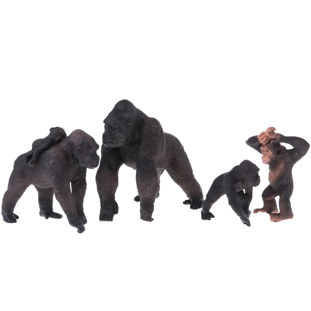 Realistic Gorilla Model Animal Figures Toy Q261