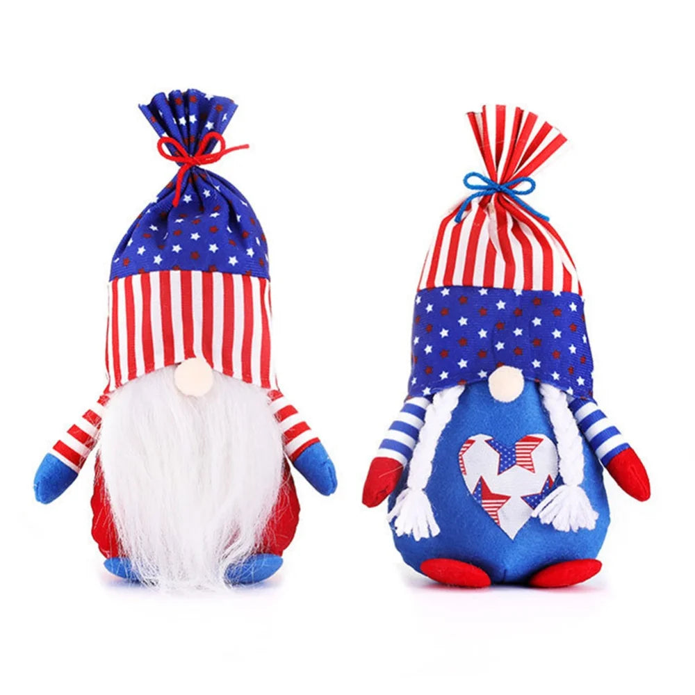 Patriotic Gnome Plush Doll Figures Z99332