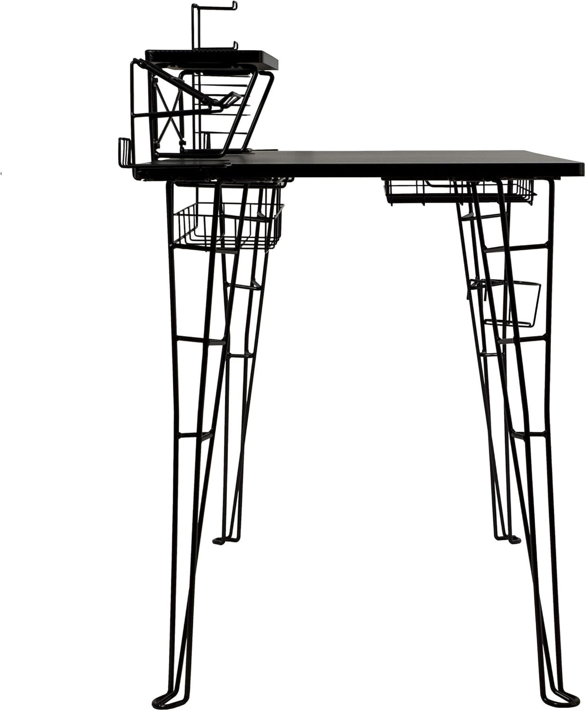 Gaming Desk with Monitor Stand and Cable Management J502242