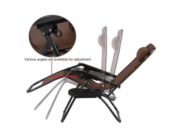 Set of 2 Zero Gravity Reclining Folding Chairs V416