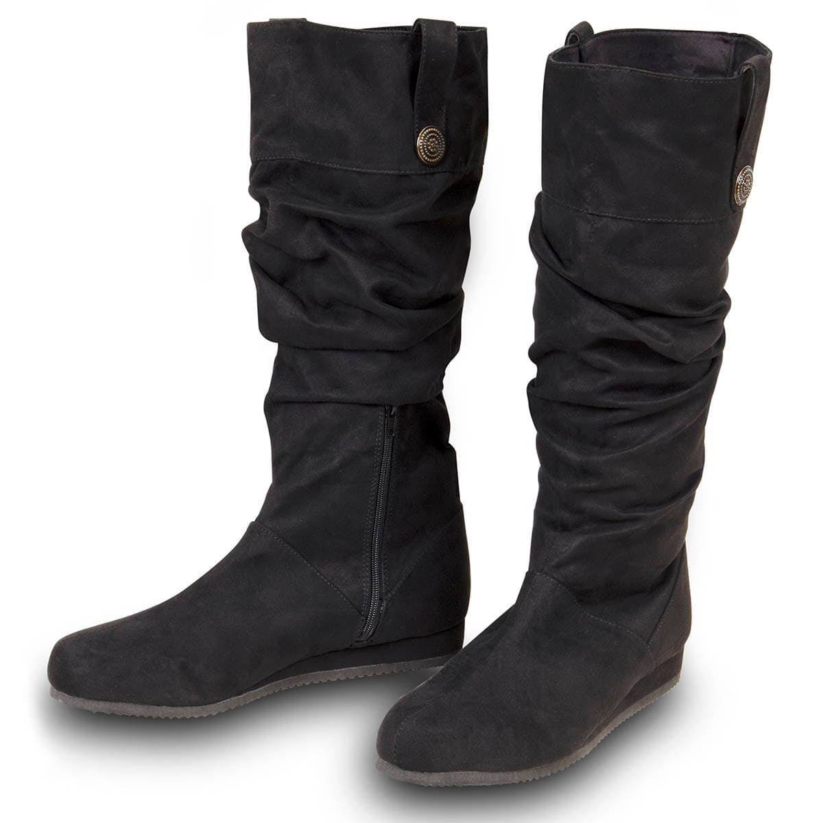 Brown Microfiber Renaissance Shoes F4162