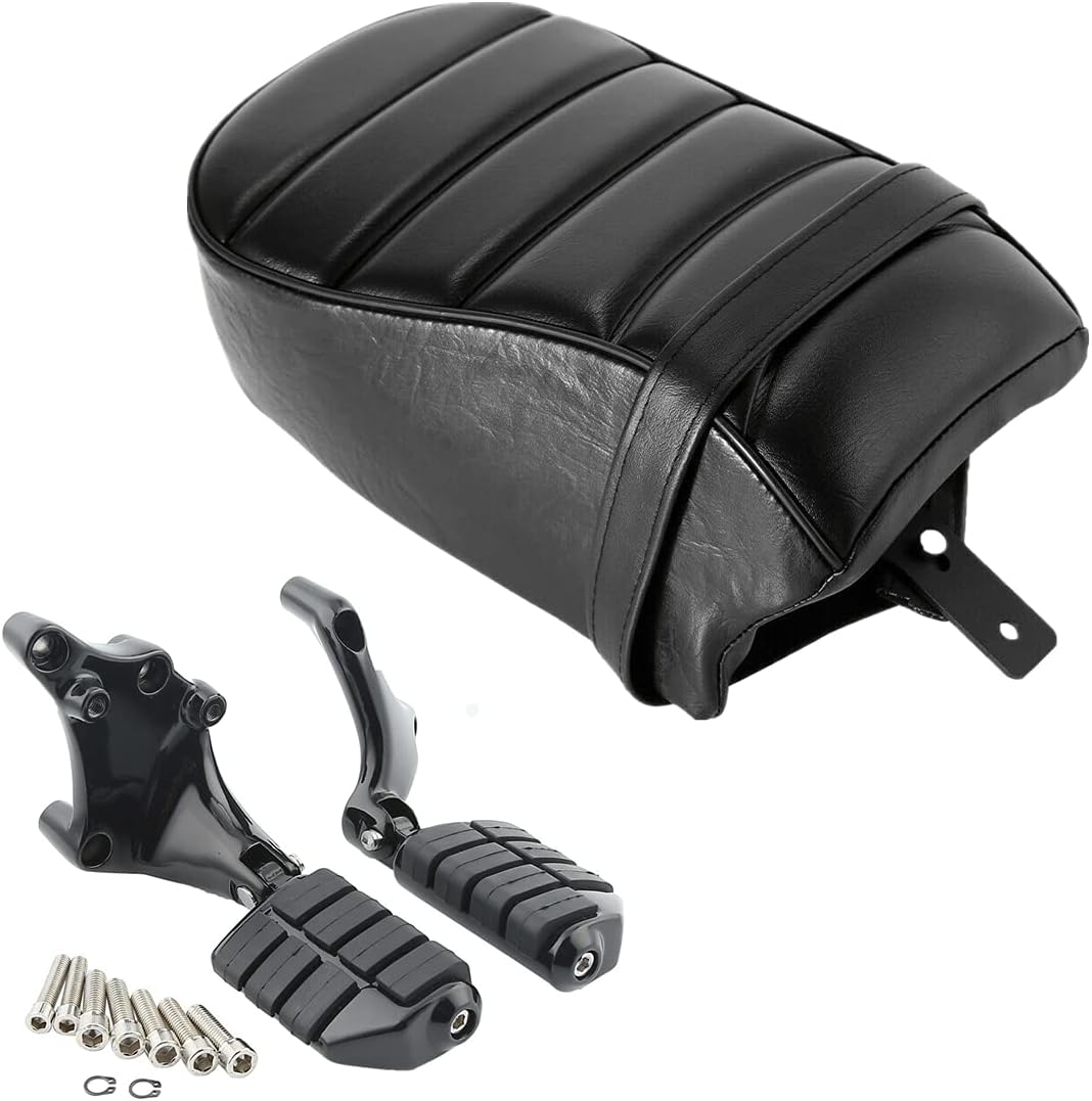 Rear Passenger Pillion Seat FootPegs Mount Kit for Harley Sportster Iron 883 XL883N 2016-2022 Iron 1200 XL1200NS 2018-2022 T208260