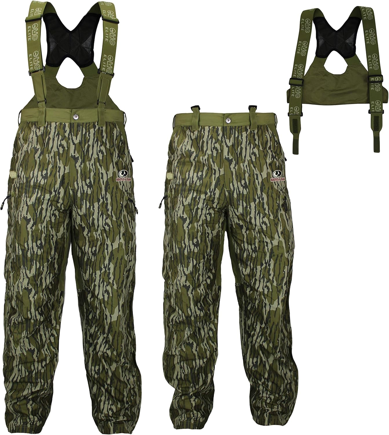 Waterproof Convertible Camo Hunting Bib Pant W513