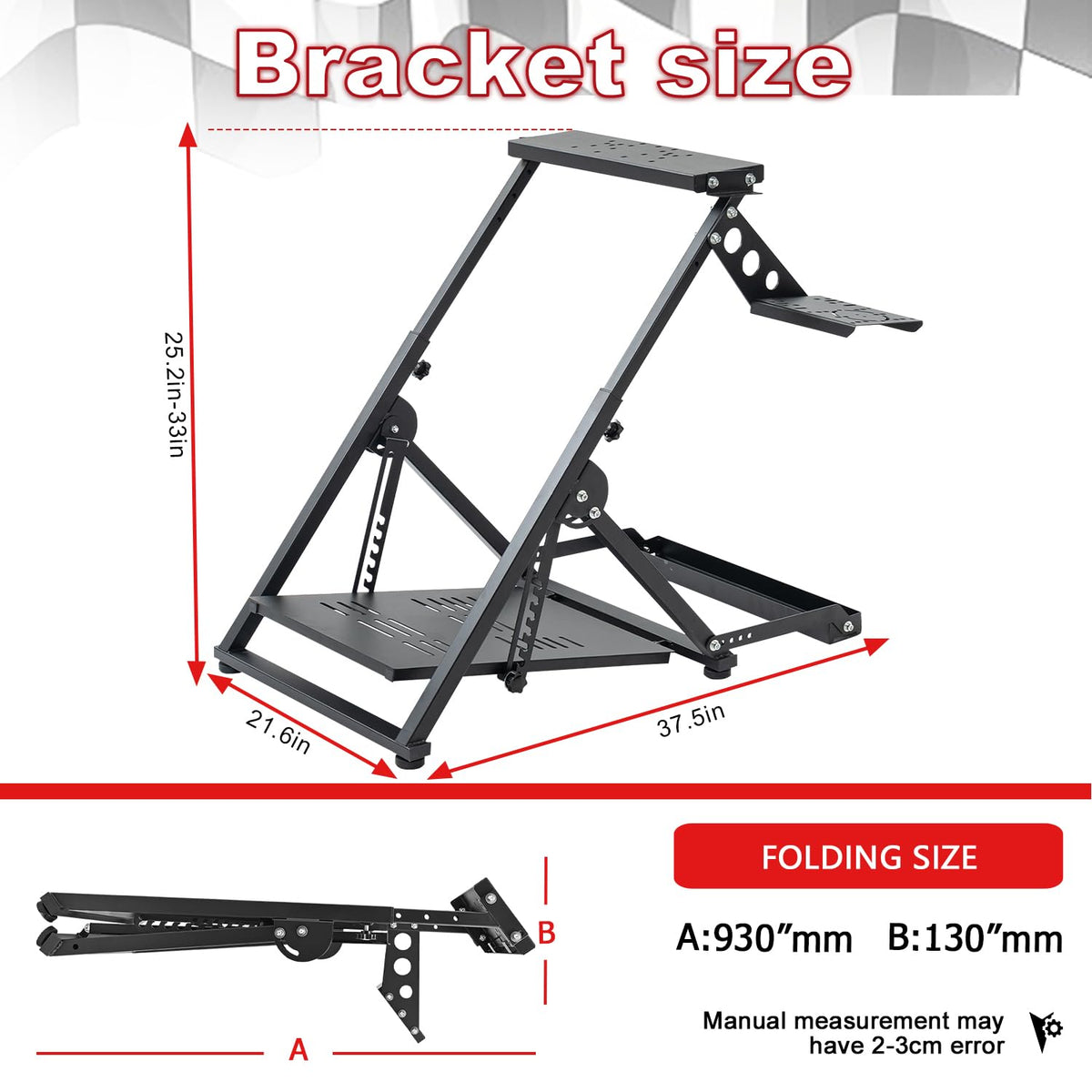 Foldable Racing Wheel Stand X13371