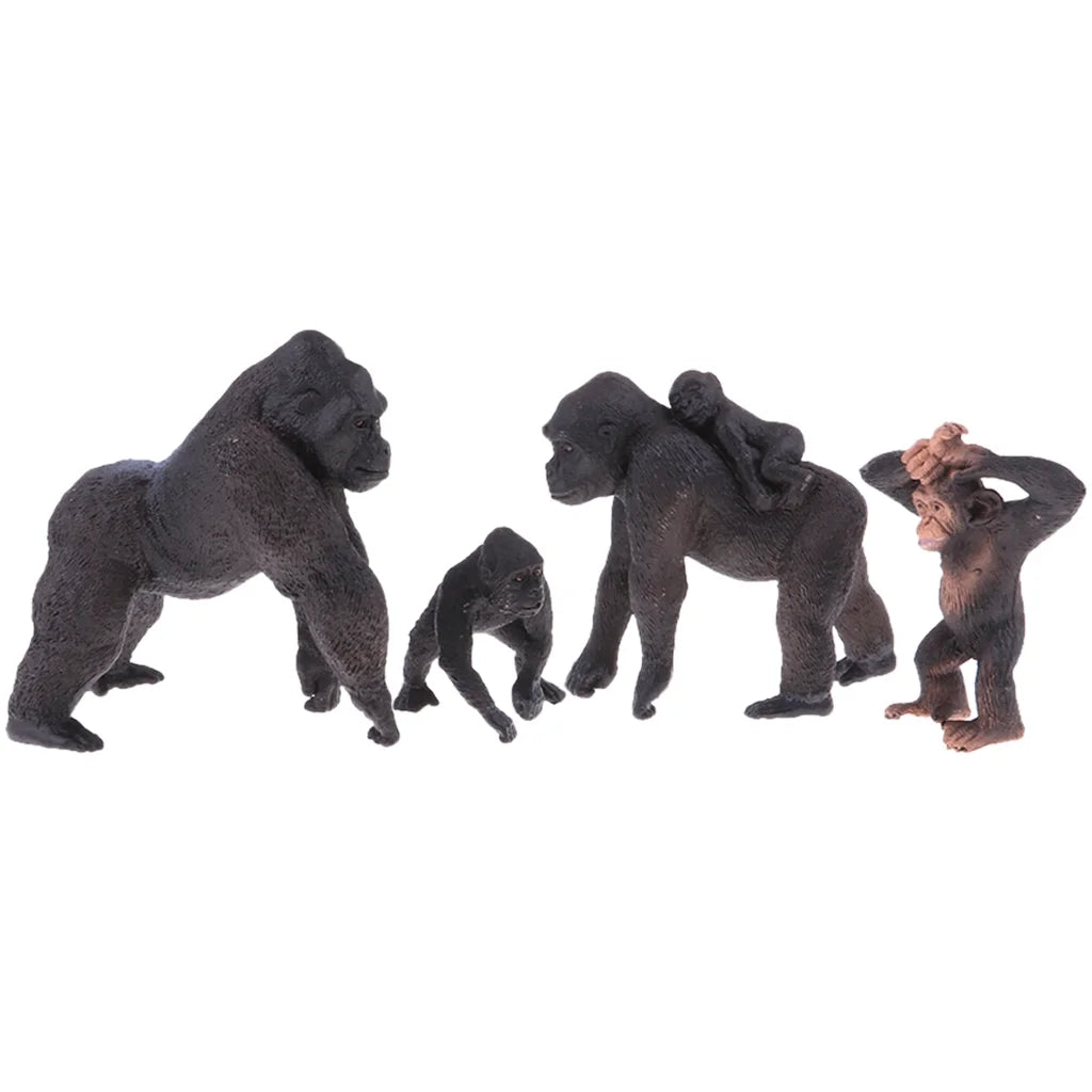 Realistic Gorilla Model Animal Figures Toy Q261