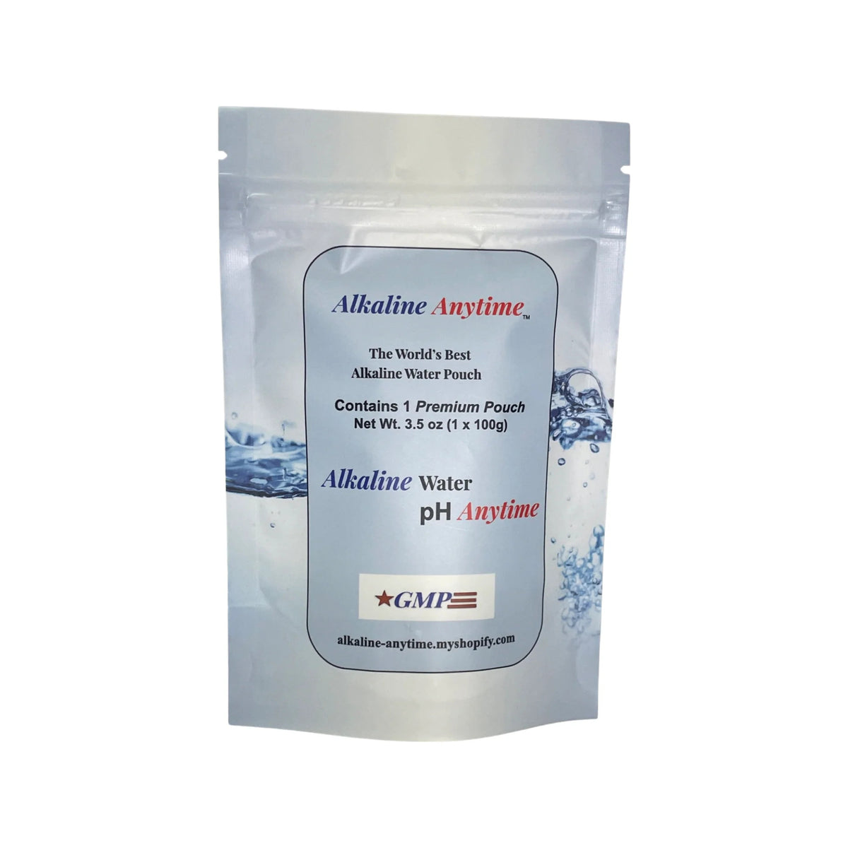 Alkaline Anytime 100 Gram Premium Large Water Filter Pouch W8648