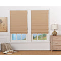 Khaki Insulating Cordless Roman Shade 57 x 72 Z945