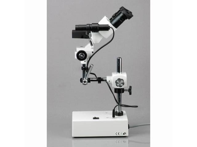 10x & 15X Widefield Stereo Microscope with Boom Arm Stand J2411