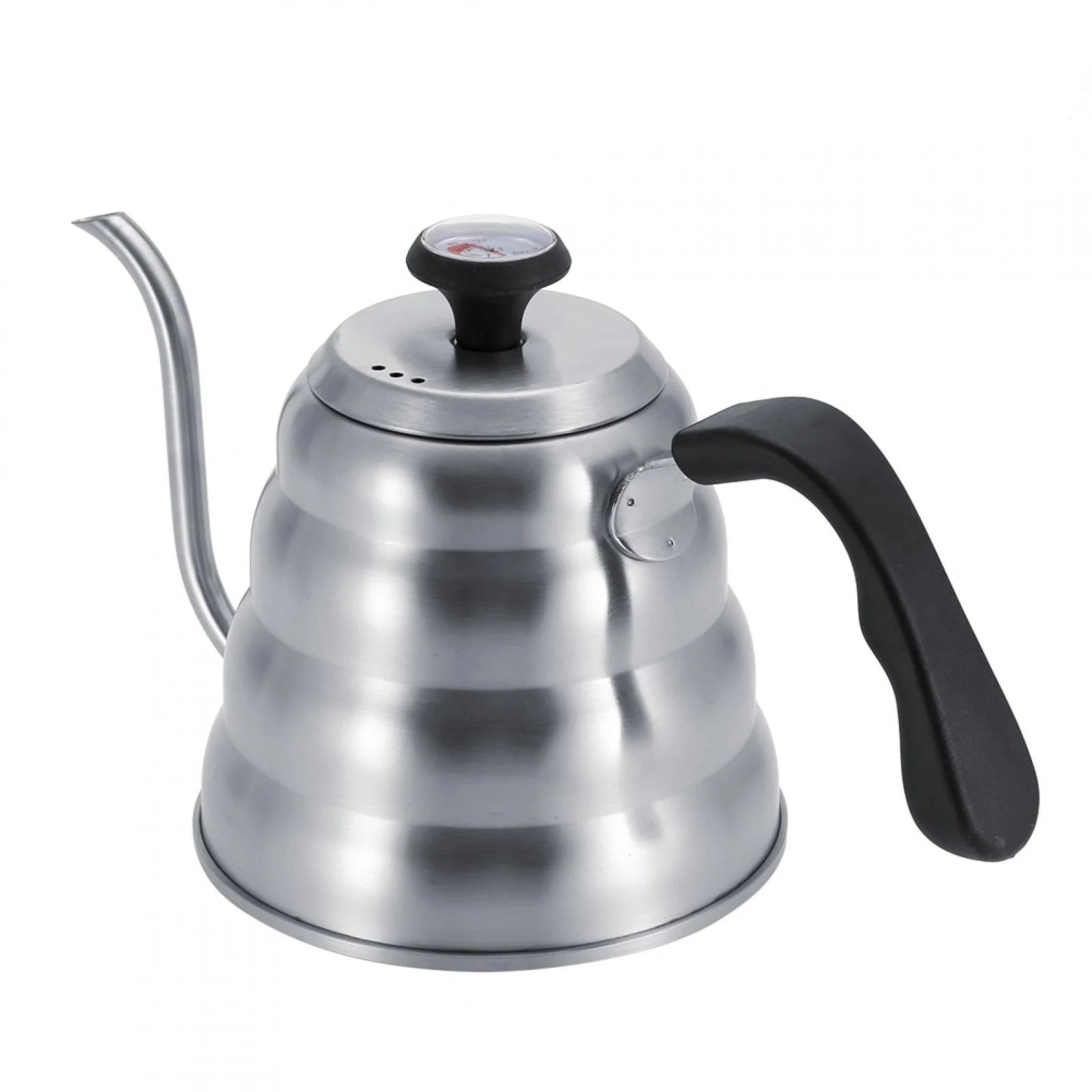 Stainless Steel Tea Pot with Gooseneck and Built-in Thermometer (1.2L) O9845