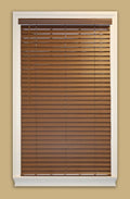 Faux Wood Room Darkening Horizontal Blinds 34.5-in x 64-in T46958