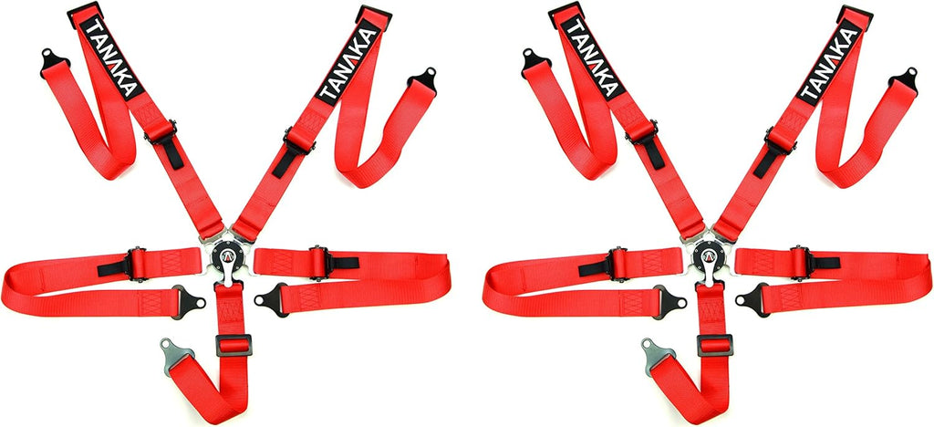 5 Points Racing Style Harness - PAIR (Red5) B95845