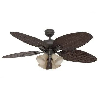 48x22 Blade Ceiling Fan with Pull Chain and Light Kit D9372