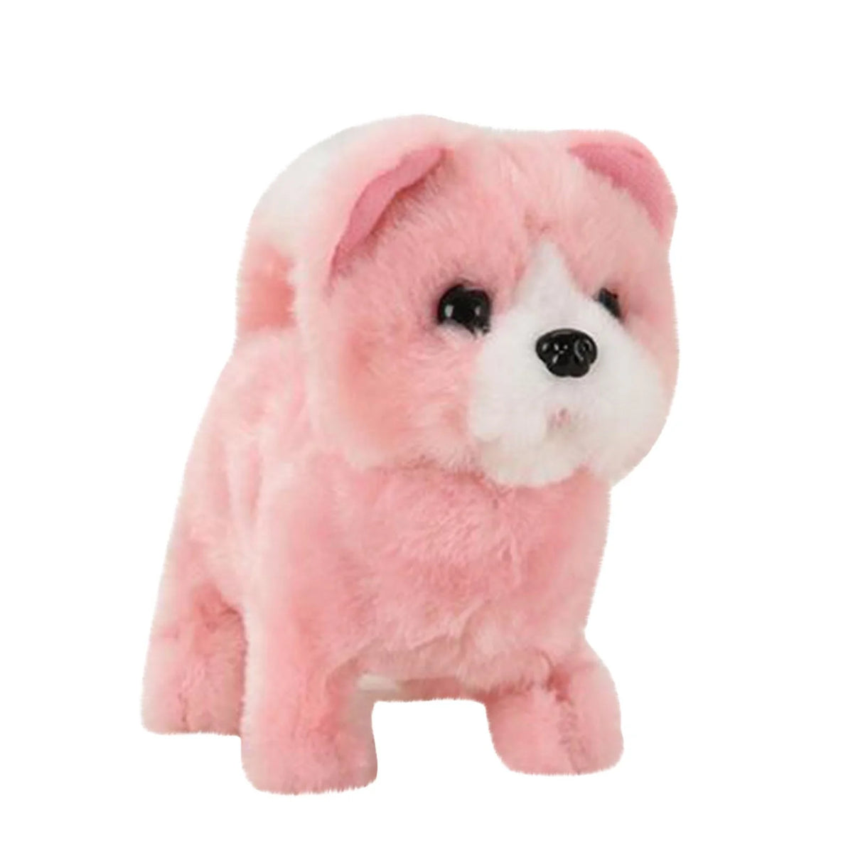 Pink Simulation Plush Dog Toy P445077