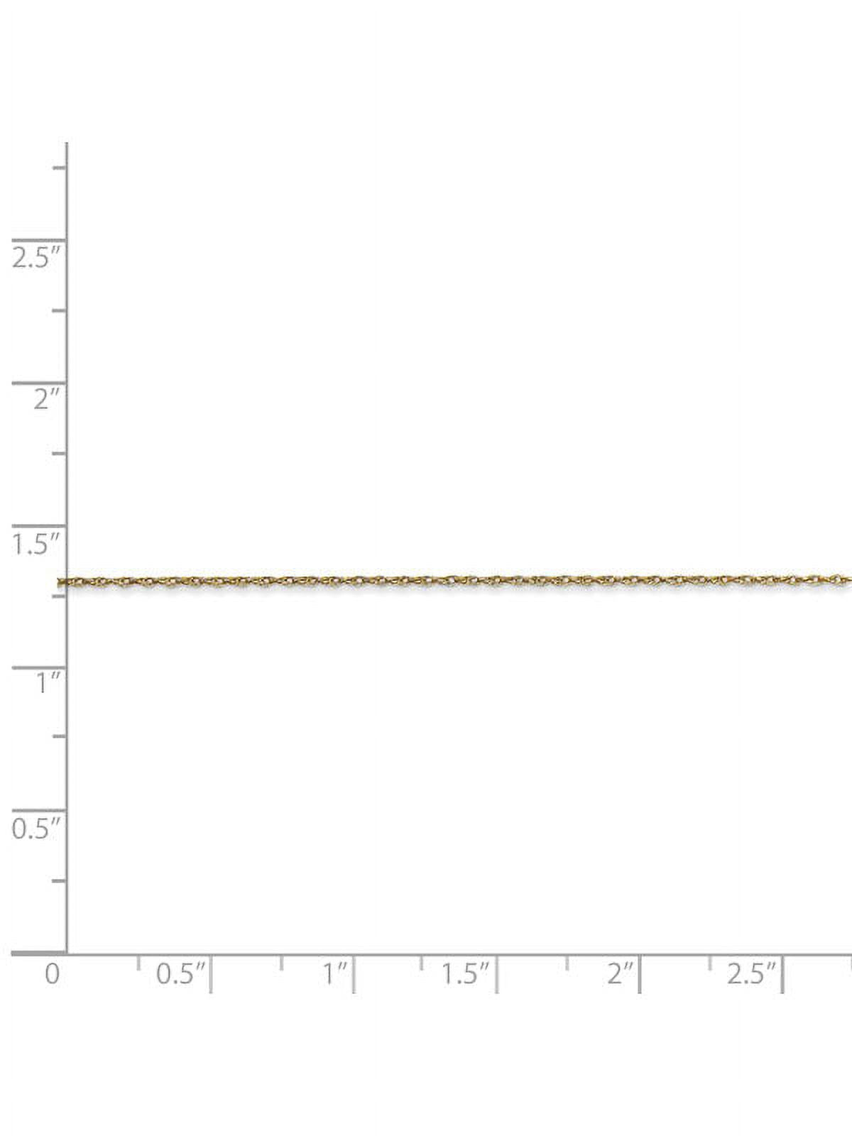 10k Yellow Gold Cable Rope Chain 16 Inch X4610