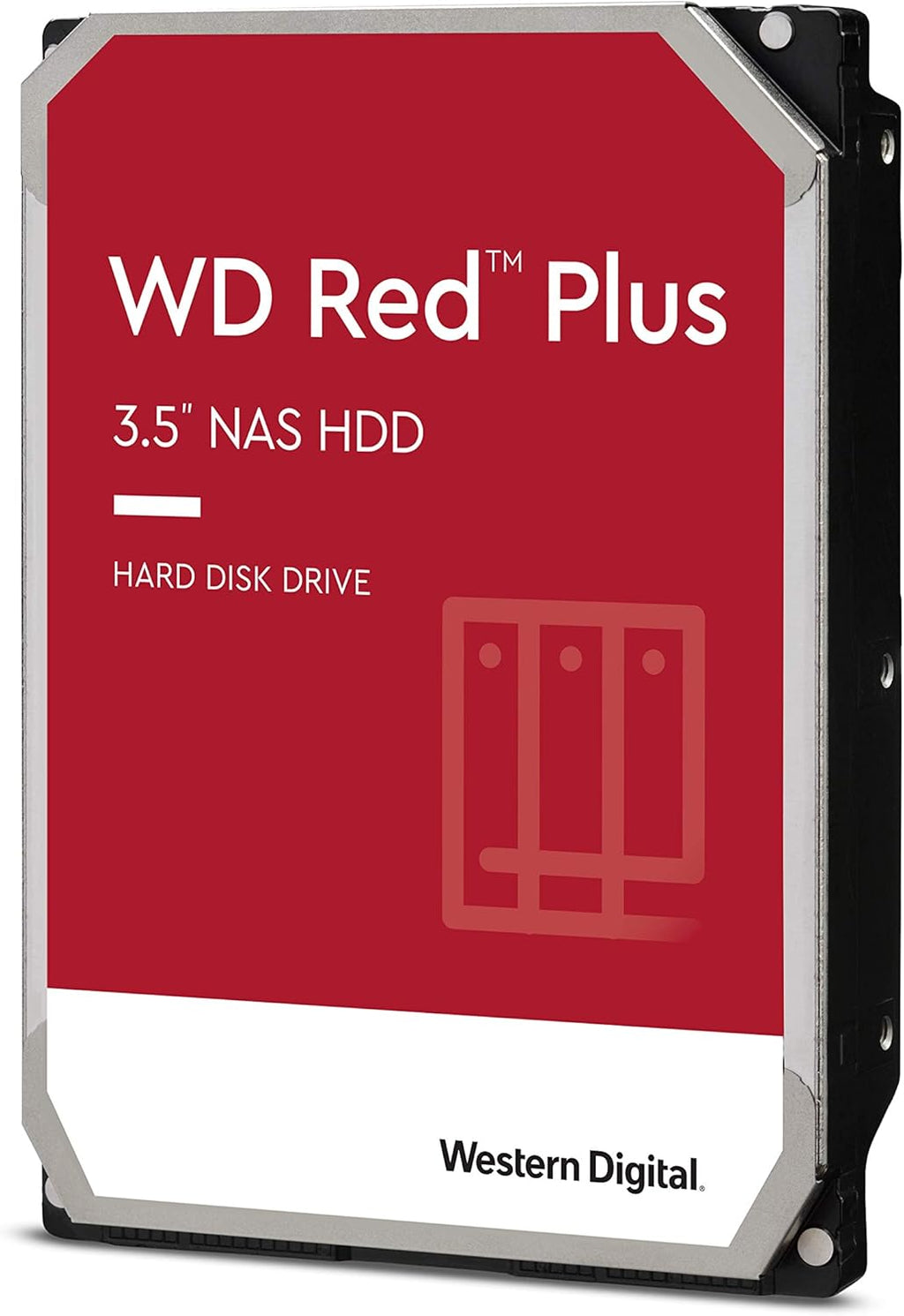 8TB WD Red Plus NAS Internal Hard Drive HDD - 5400 RPM, SATA 6 Gb/s, CMR, 256 MB Cache, 3.5 C85867