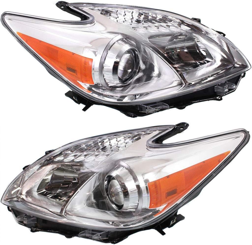 Headlight Assembly Unit Pair for Toyota Prius 2012-2015 K416859