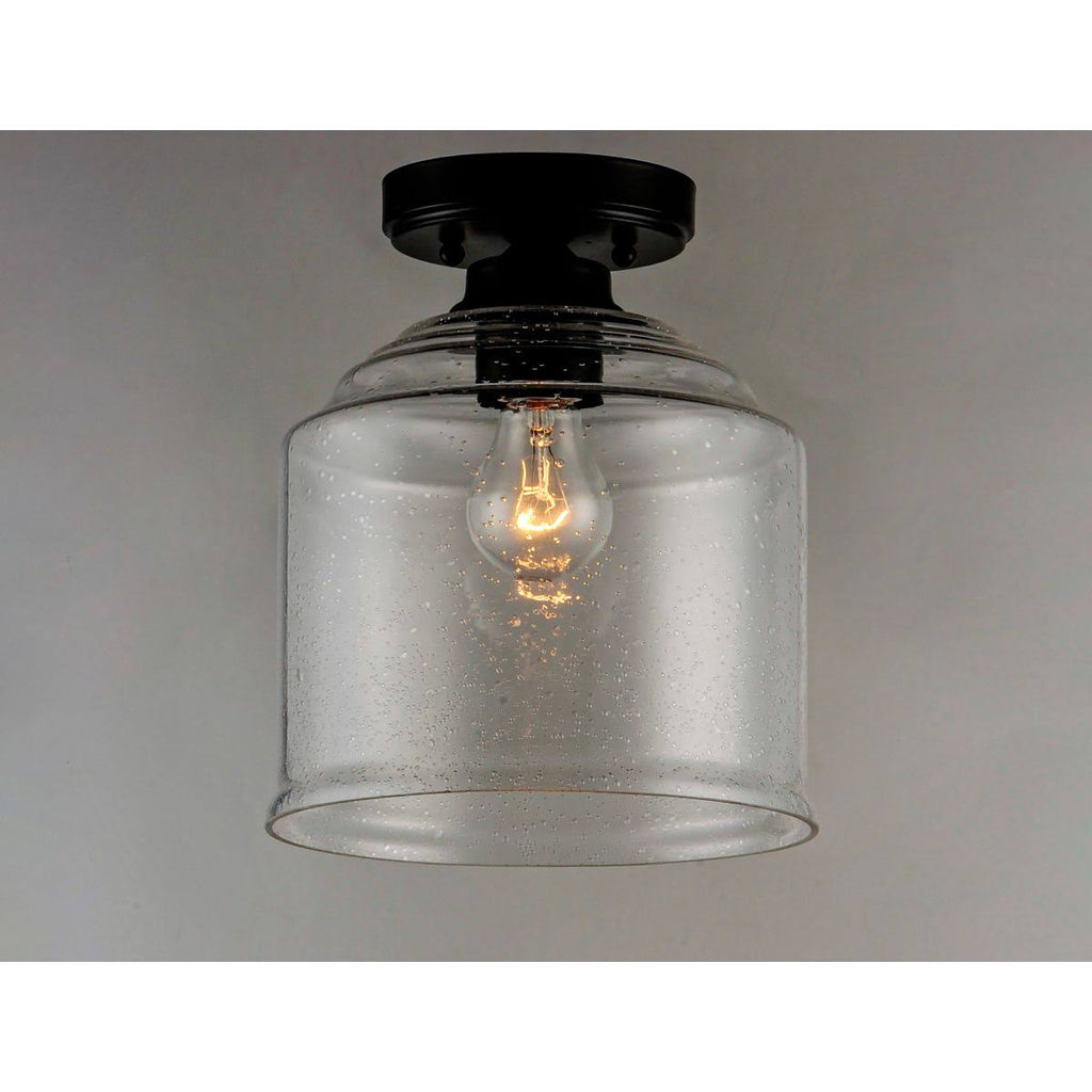 Black Semi-Flush Mount Light K54677