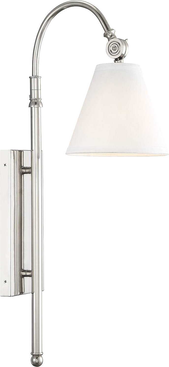 Polished Nickel Sconce G6481