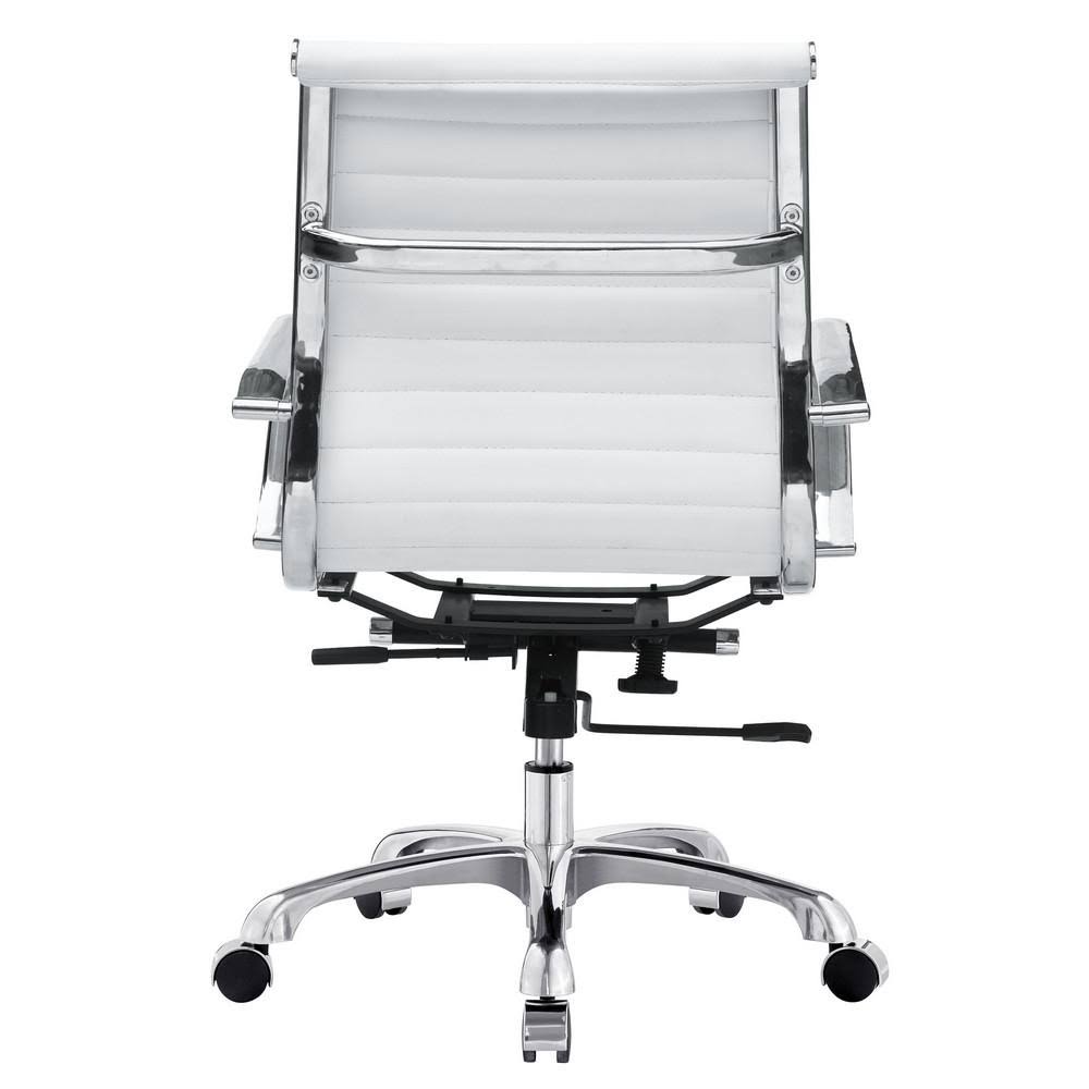 White Mid Back Office Chair I463142