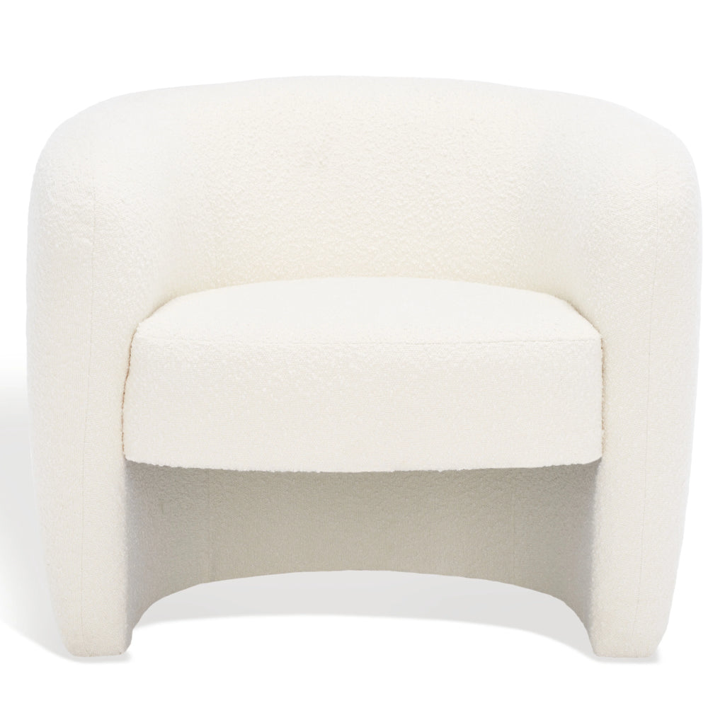 Ivory Boucle Accent Chair I531