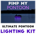Black Light Ultraviolet (UV) LED Under Deck Lighting DIY Kit with Red & Green Navigation Lights M605743