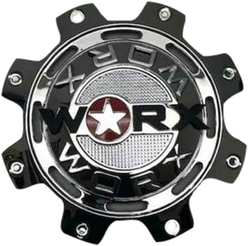 8 Lug Chrome Wheel Center Cap Pack of 2 O11172