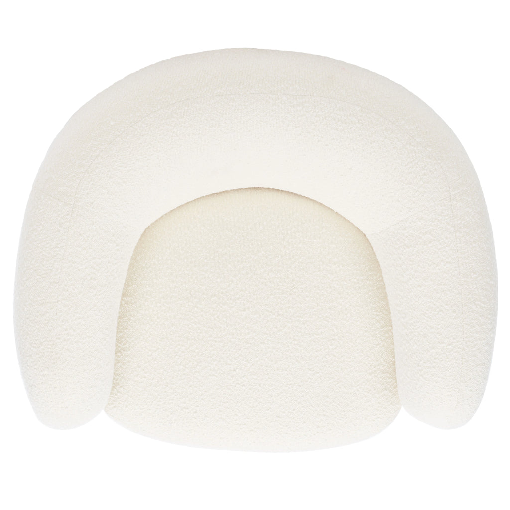 Ivory Boucle Accent Chair I531