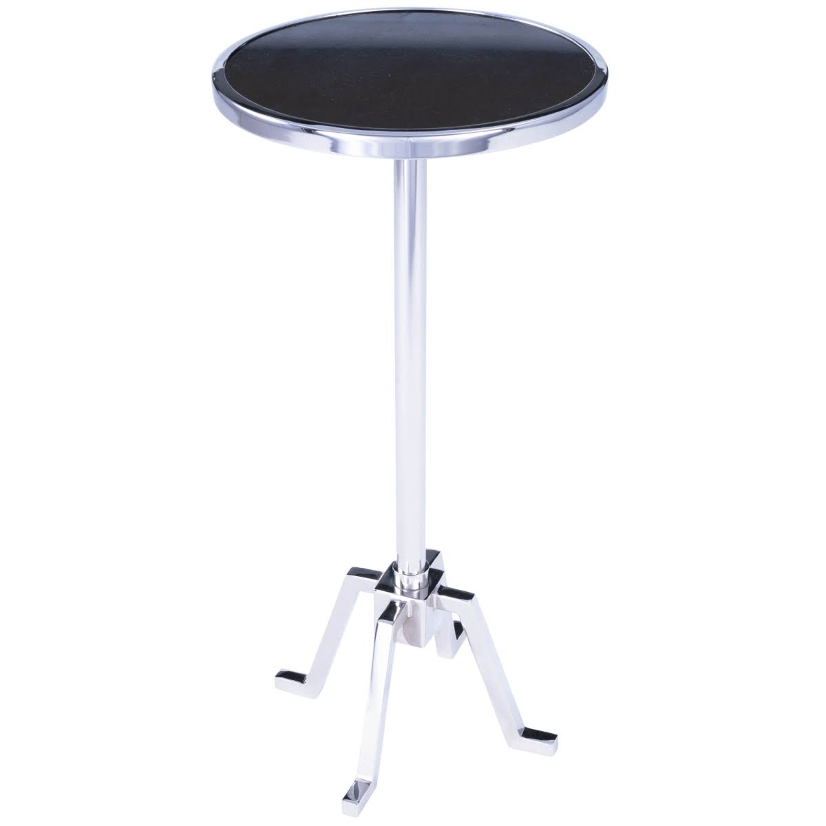 Metal & Marble End Table Silver R10647