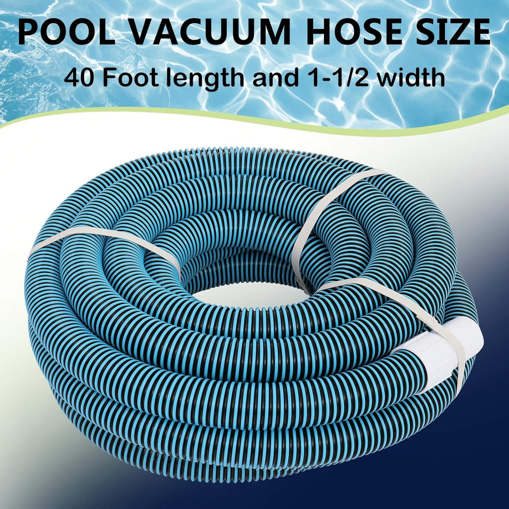 Blue Pack of 2 Swimming Pool Vacuum Hose F95444