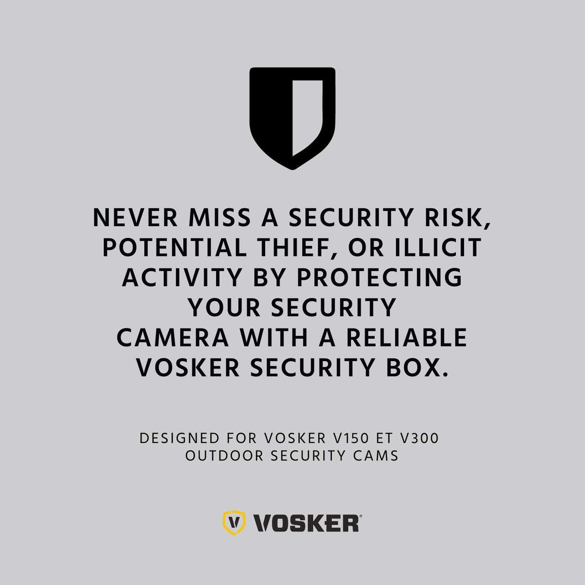 Metal Security Box for V150 Security Cameras, Weather-Resistant Heavy Duty Steel B1906