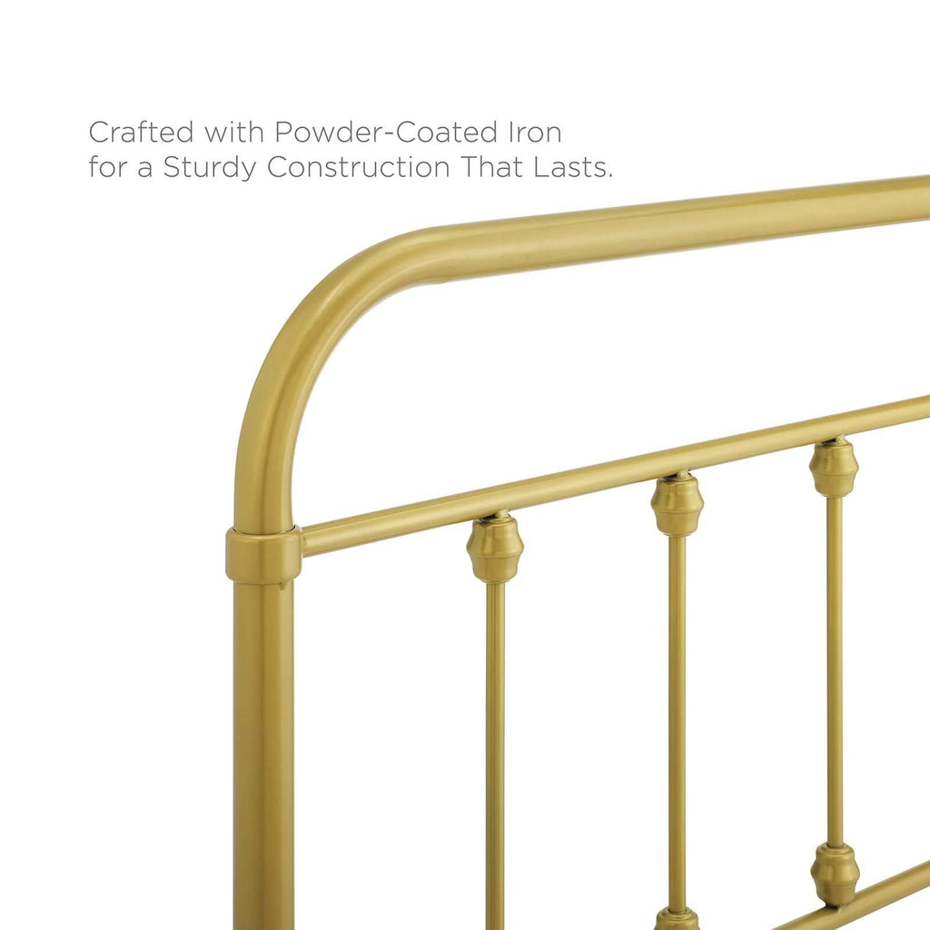 Gold King Metal Headboard S7536