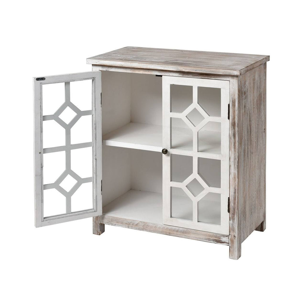 Antique White/White Cabinet N2854