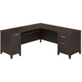 Mocha Cherry L-Shaped Desk O294355