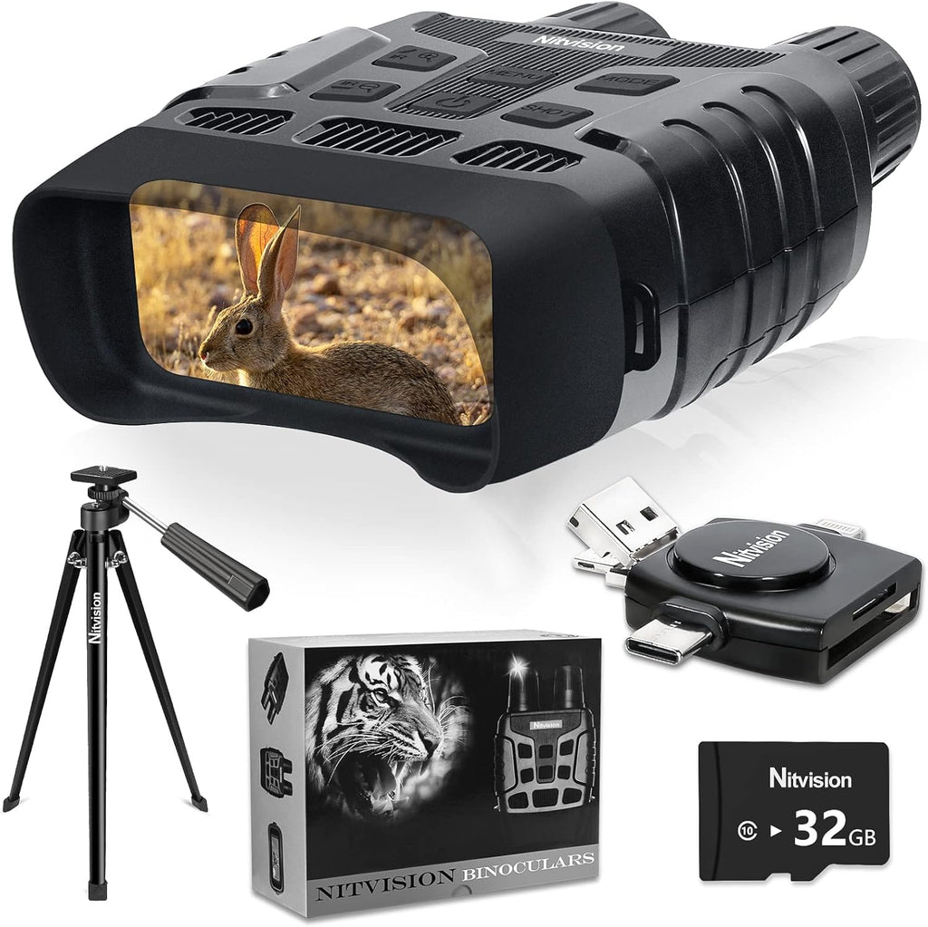 128G SD Card Infrared Night Vision Binoculars with Tripod Stand S926