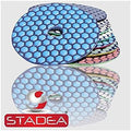 7 Pads 4 Inch Dry Granite Polishing Pads Kit L332606