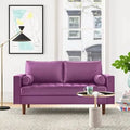 Velvet Square Arm Loveseat W838943