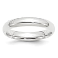 Platinum 4mm Comfort-Fit Wedding Band Size 10 N579