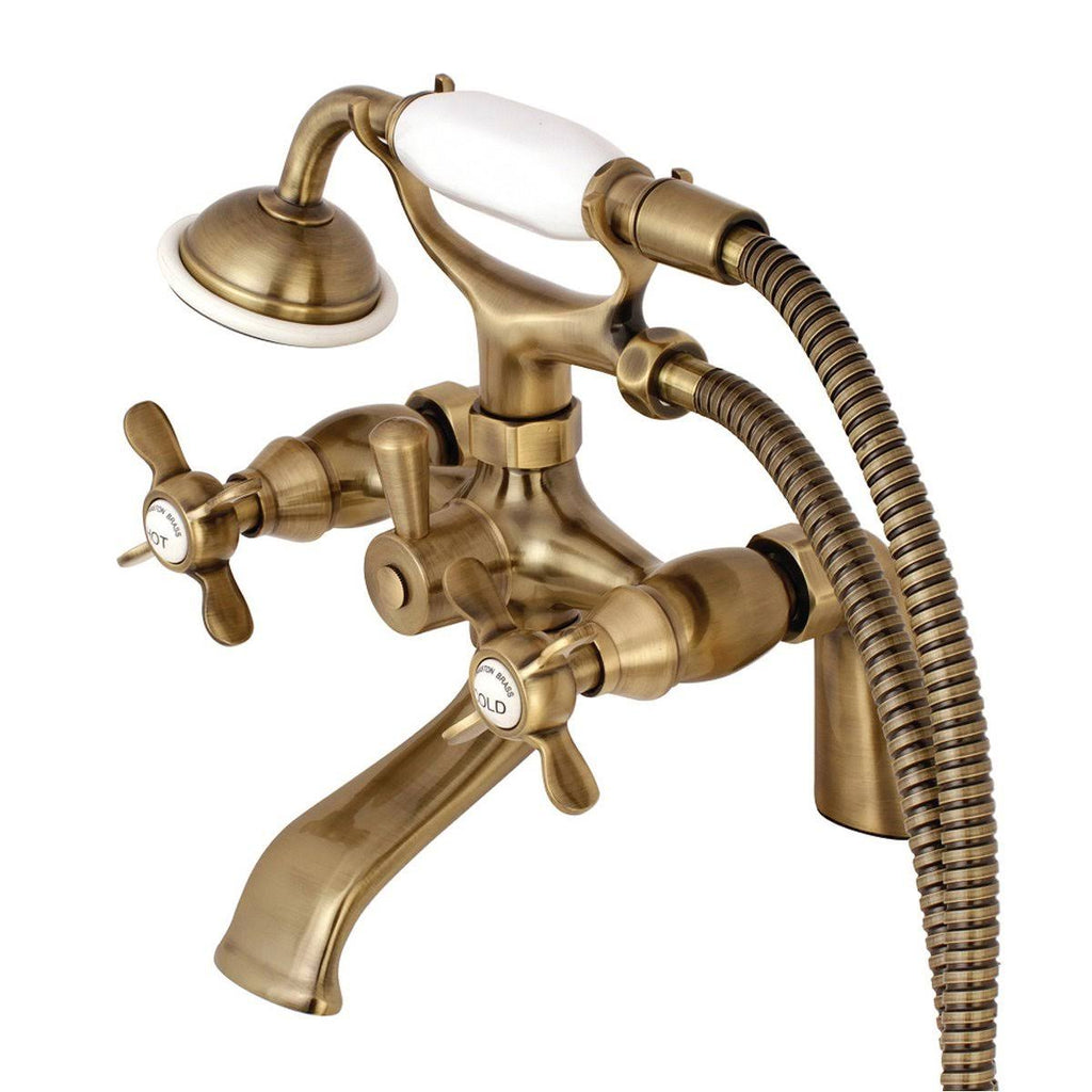 Chrome Clawfoot Tub Filler with Hand Shower W435