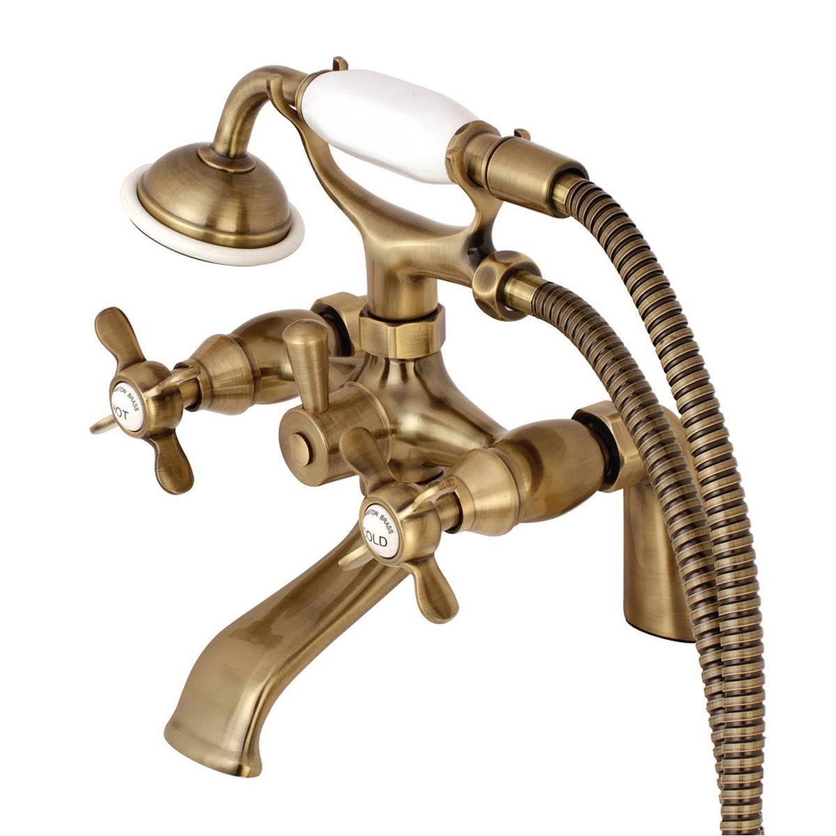 Chrome Clawfoot Tub Filler with Hand Shower W435