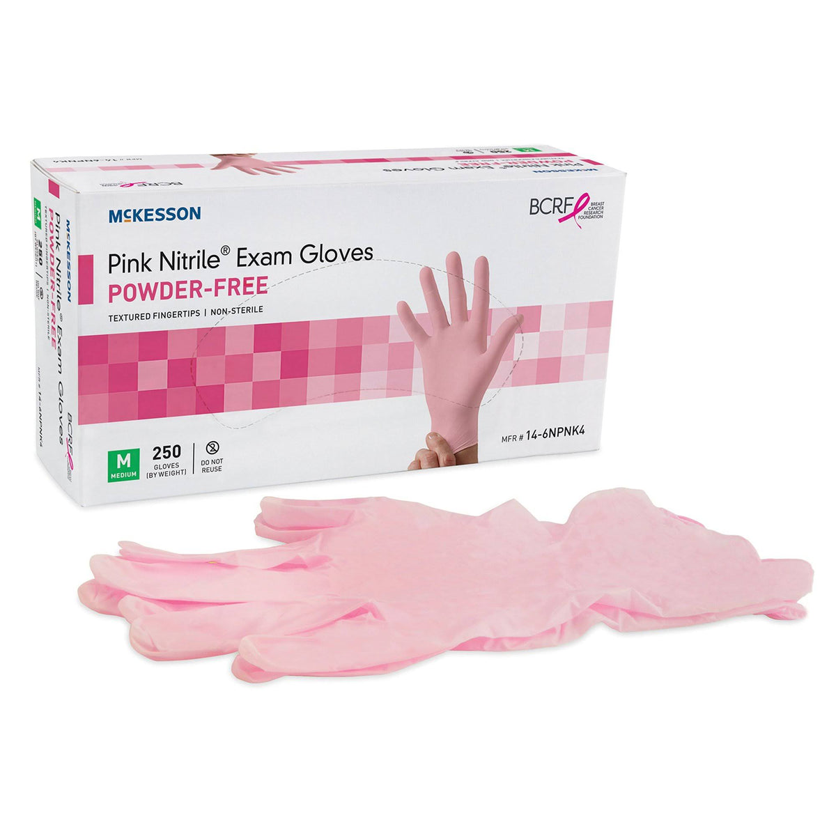 Pink Nitrile Exam Glove, X-Large, 2500 Each / Case N94580