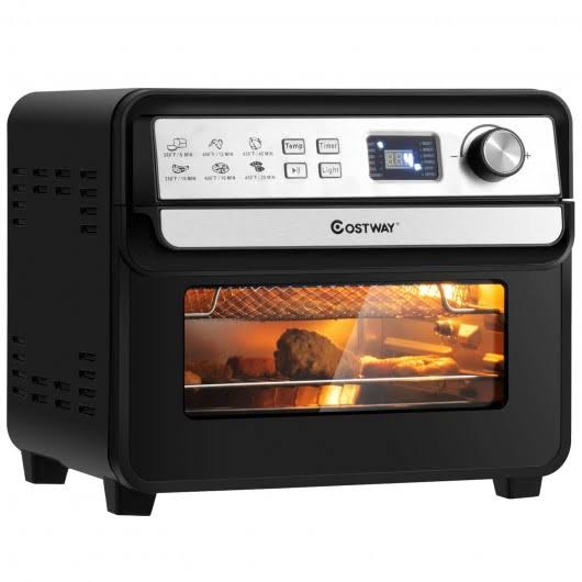 12-in-1 23 qt Digital Toaster Air Fryer Oven Rotisserie with 9 Accessories F413926