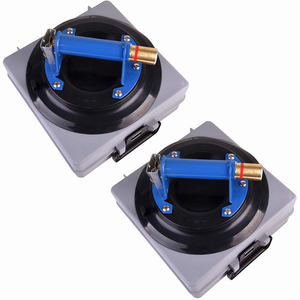 2 Pack 8 Glass Suction Cup Heavy Duty Hand-held Vacuum Panel Lifter T596