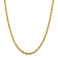 14kt Yellow Gold 4.75mm Rope Chain 24 inch Lobster Clasp M94459