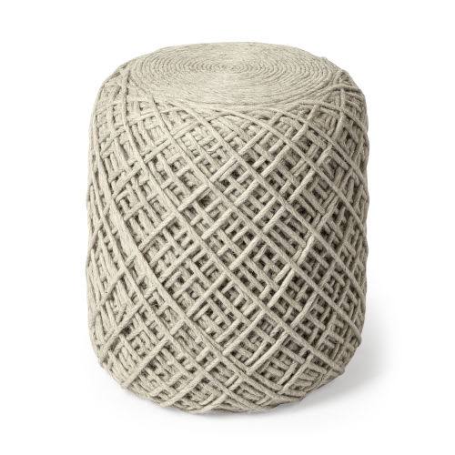 Oatmeal Pouf P364725