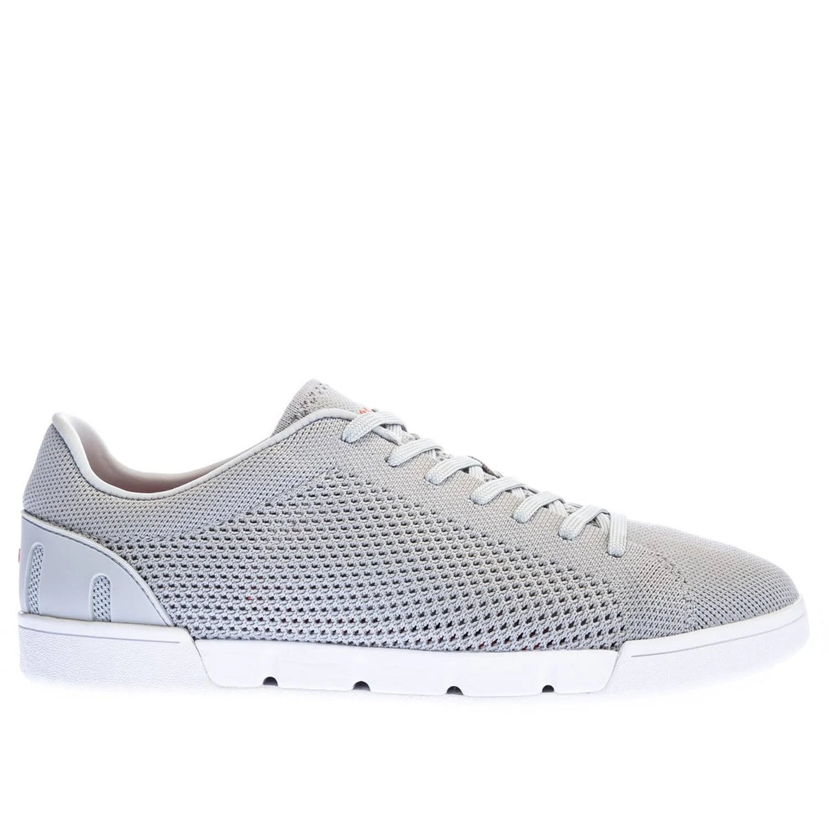 Light Grey/White Tennis Knit Trainers S33896