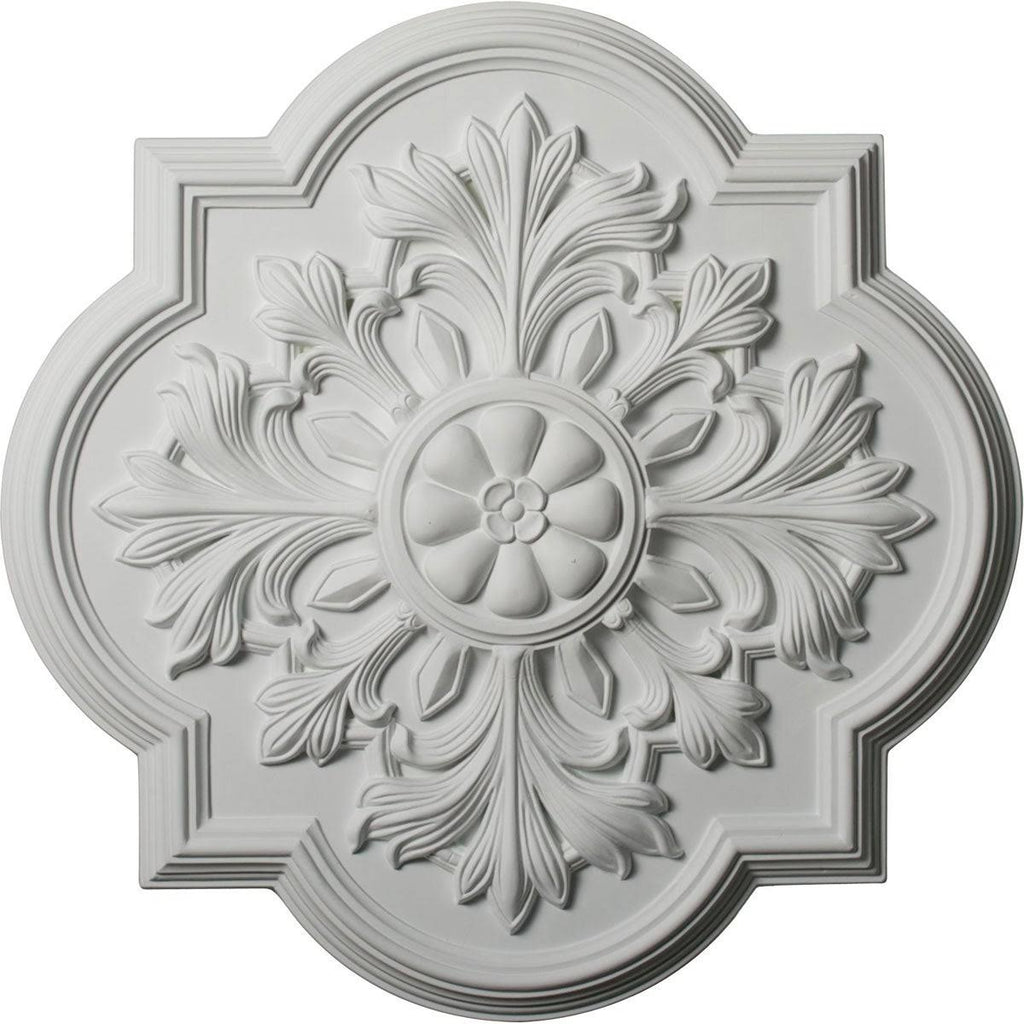20x22OD x 1 3/4x22P Hand-Painted Ceiling Medallion Y38229