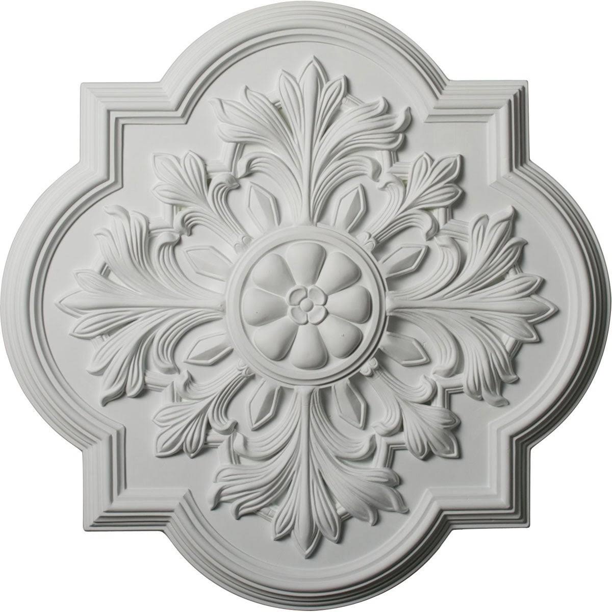 20x22OD x 1 3/4x22P Hand-Painted Ceiling Medallion Y38229