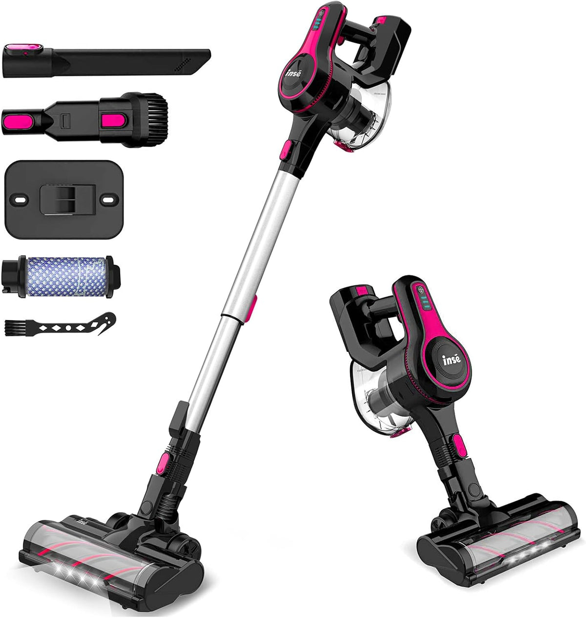 Cordless 6 in 1 Stick Vacuum with Rechargeable Battery T99007